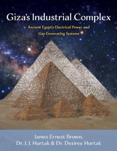 Giza Pyrmamids with starry background