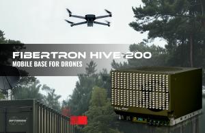 FiberTron Hive-200 provides a mobile base for 200+ drones