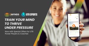 A young athlete using 2Mynds' Flow 255 platform for mental performance training