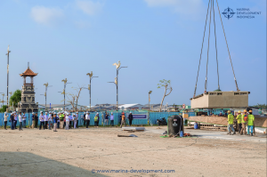 All concrete pontoons are produced on-site at the Bali Benoa Marina, ensuring quality control, efficient logistics, and alignment with international marina standards through local manufacturing.