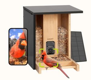Birdfy Feeder Bamboo Mini - Bird Feeder With Camera