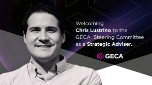 Welcoming Chris Lustrino to the GECA Steering Committee as a Strategic Advisor.
