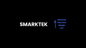 Smarktek Logo mentioning the main benefits, increased LTV, conversions and traffic.