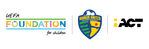 Three logos: UEFA, BUSA, and iACT