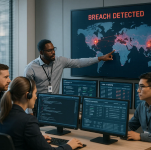 Cybersecurity Team at Work