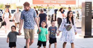 A family attends Generation Church in Queen Creek, AZ