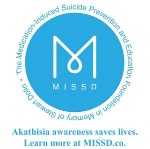 A round, blue logo for the MISSD foundation