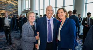 Brenda Campbell with Bill and Marian Nasgovitz at the Annual Investment Conference