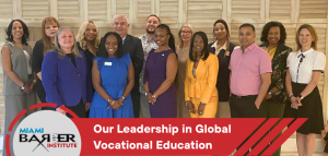 MBI President and Co-Founder Luis Castillo (center) joins a delegation of U.S. education leaders during the international accreditation visit to the Bahamas Technical and Vocational Institute (BTVI), organized by the Council on Occupational Education (COE