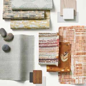 Stinson's textiles, featuring their Haiku Collection