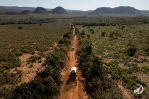 Kenya's caravan arrives at Elephant Sanctuary Brazil