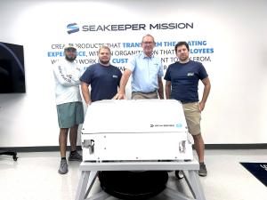 Team members of Gillen Yacht Services completed training and received Seakeeper certification from their training center.