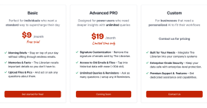 The Librarian Subscription Plans