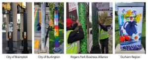 SINDO DNT Bellavia's successful urban maintenance solutions in Canada. Combined image showing transformative results across four cities