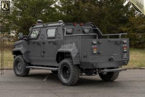 Alpine Armoring Pit-Bull VXT® Tactical Truck - Exterior Rear 3/4 view