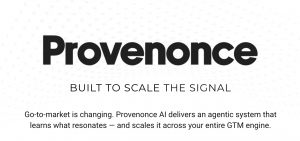 Provenonce - Built to Scale the Signal