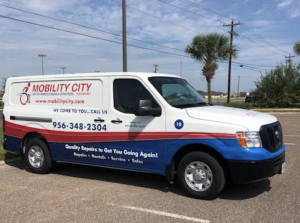 Photo of branded van for Mobility City of Rio Grand Valley TX
