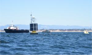 Naval Postgraduate School (NPS) deployed an Ocean Power Technologies self-powered buoy for oceanographic and meteorological studies and 24/7 maritime domain awareness applications.