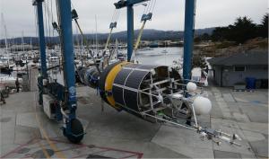 As a maritime domain awareness technology demonstrator, the self-powered Ocean Power Technologies (OPT) PowerBuoy will enable research into real-time tracking of vessels on and under the ocean relaying data via its AT&T 5G maritime base station.