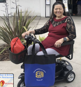 Photo of Mobility City of Orange County happy customer after a mobility equipment repair.