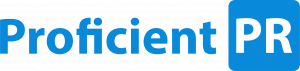 Logo of Proficient PR. A global PR distribution agency that helps businesses, startups, publishers, and freelancers amplify their visibility through powerful media placements.
