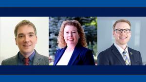 L to R: Jonathan Miles-Watson, Colleen Fitzgerald, Mitchell Kase