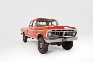 F-Series truck converted from 2WD to 4WD by Kincer Chassis, featuring upgraded suspension and drivetrain while retaining its classic body style.