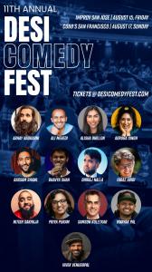 Desi Comedy Fest 2025 Poster