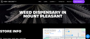 Mount Pleasant weed dispensary website