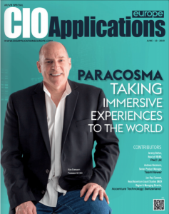 Cover story on Paracosma Inc by CIO Applications Europe Magazine
