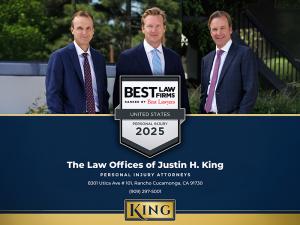 The Law Offices of Justin H. King are a personal injury law firm based out of Rancho Cucamonga, California.