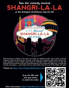 Shangri-La-La comedy musical at the Arlington Drafthouse July 22-24