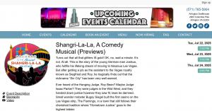 Shangri-La-La comedy musical at the Arlington Drafthouse July 22-24
