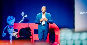 Lavar Matthews during his TED talk