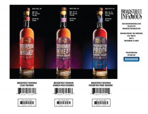 Sales Sheet for Broadstreet Infamous Bourbon line, available for Georgia distribution now through Savannah Distributing Co. For Distribution Inquiries only contact: Savannah Distributing Co. at 678-380-1212.