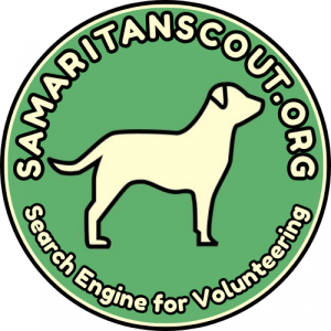 The Scout dog seeks volunteering activities near you