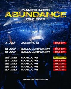 Planetshakers Abundance Tour 2025