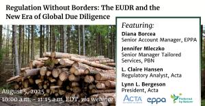 European Union Deforestation Regulation Webinar Details