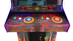 Missile Command Recharged Arcade control panel