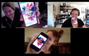 WRTW Planning Meeting Over Zoom - Alecia May (Canada), Jemimah Ashleigh (Australia), and Laura Petersen (USA)