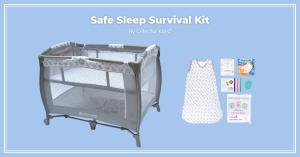 Safe Sleep Survival Kit: Cribette, Snoozzzette, and other kit components