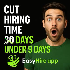Cut hiring time by 70% with EasyHireApp
