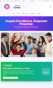 edquill academy website launch