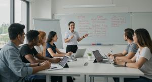 Thai language classroom at BKK Language School in Bangkok with international students and ED visa support.