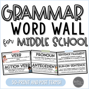 Mrs. Beers' Grammar Wall Resource
