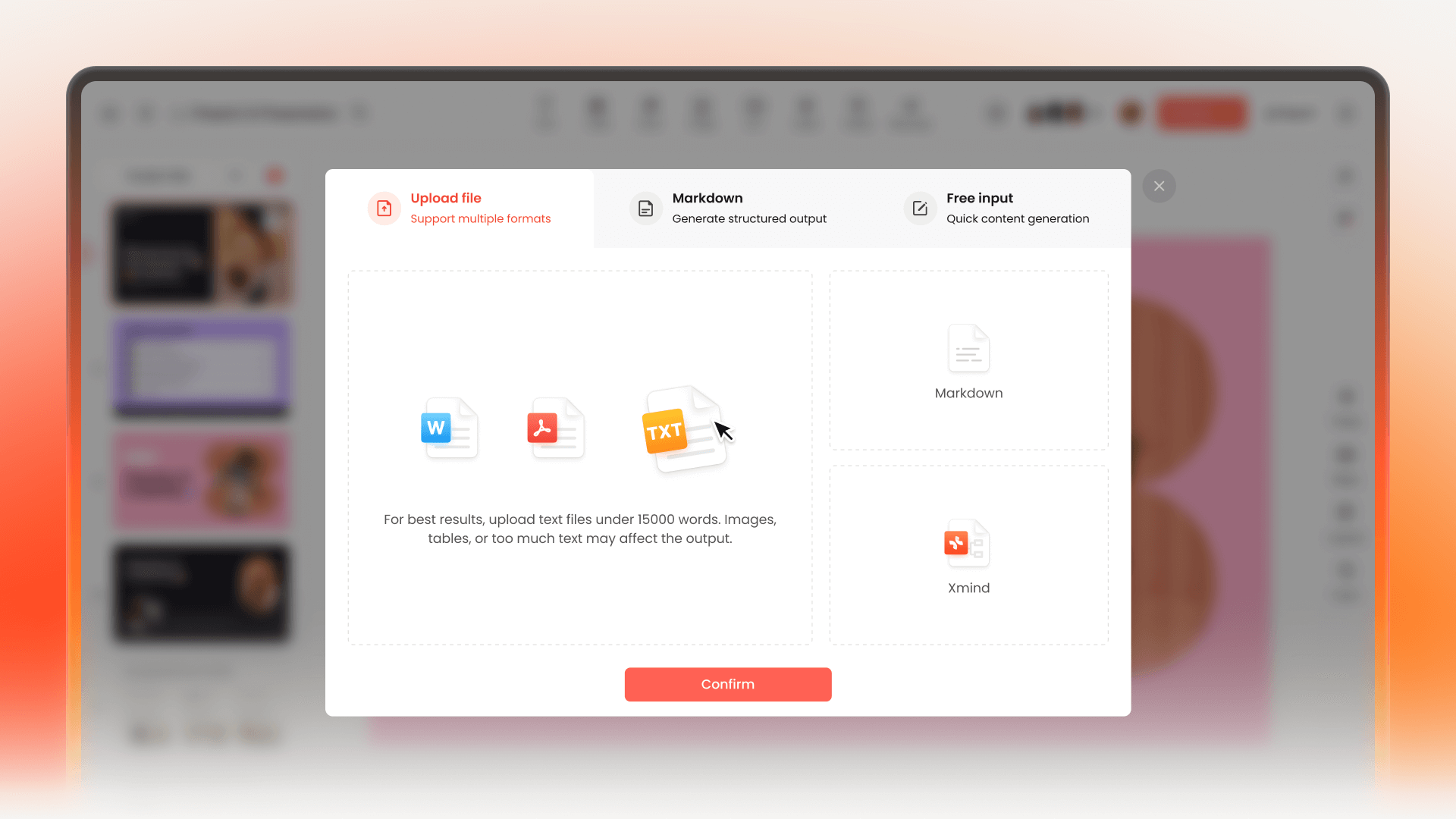 Presenti AI- File to Presentation Convertor