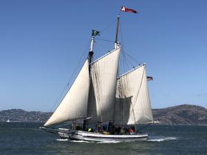 classic sail boat