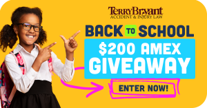Terry Bryant Injury Lawyers Back to School Giveaway