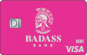 The Pink Power debit card is now available from Badass Bank and comes with a high yield checking account with 4.55% APY