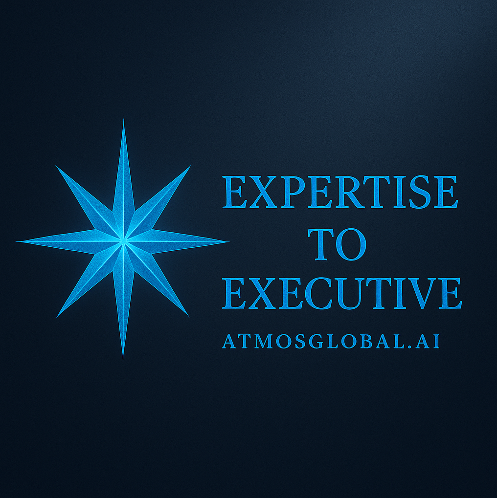 Atmos Global™’ s "Expertise to Executive ™ "is a strategic capability-building program that prepares Subject Matter Experts for executive-level roles, equipping them to lead through uncertainty, transformation and sustained performance to drive enterprise-wide success.